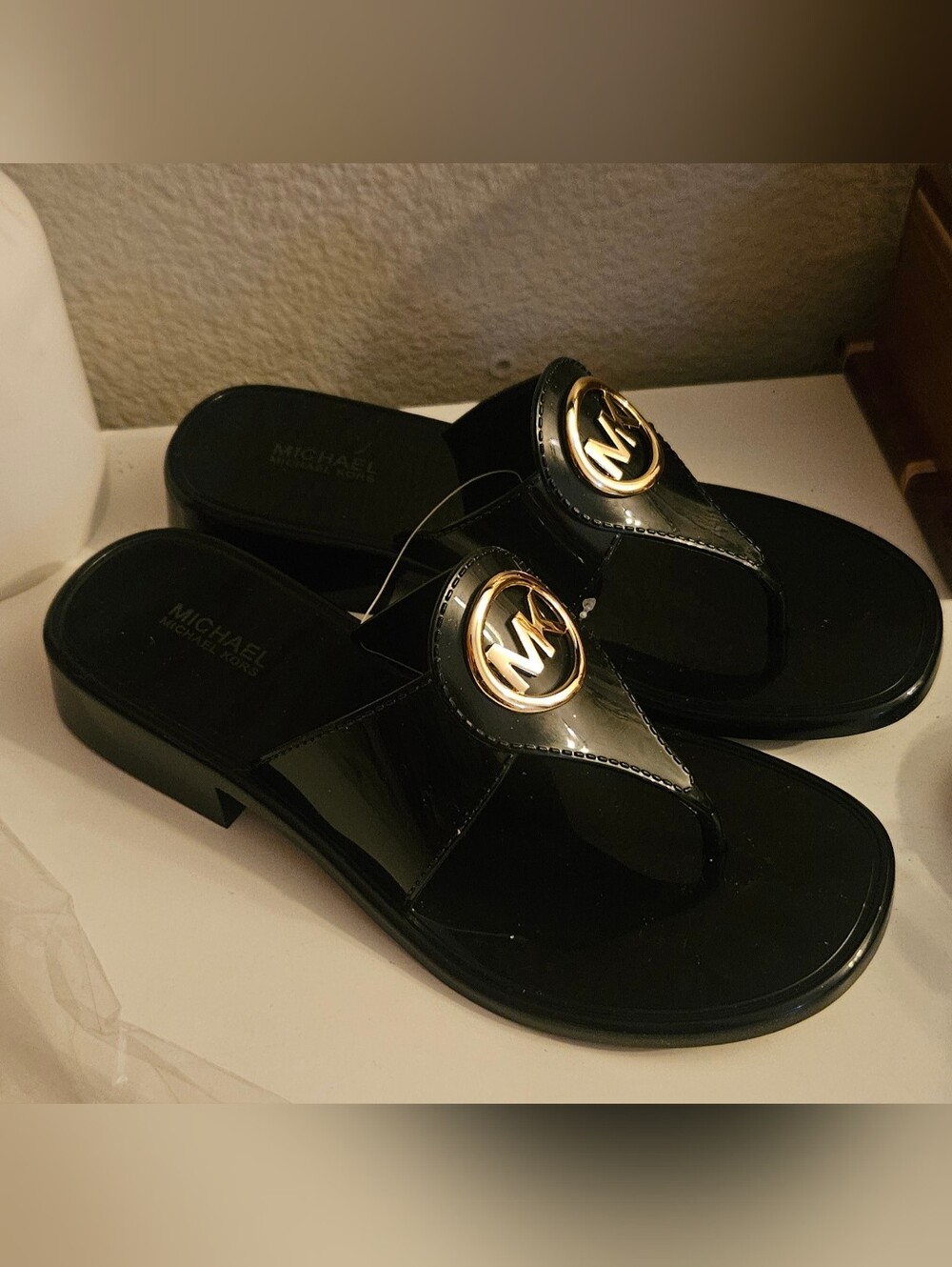 Michael Kors Hannah Jelly T-Strap Sandal